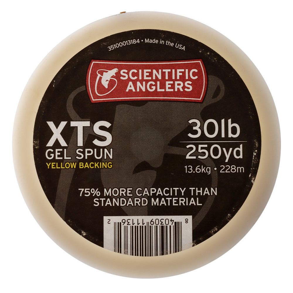 Scientific Anglers XTS Gel Spun Fly Line Backing Yellow 30lb 250yd