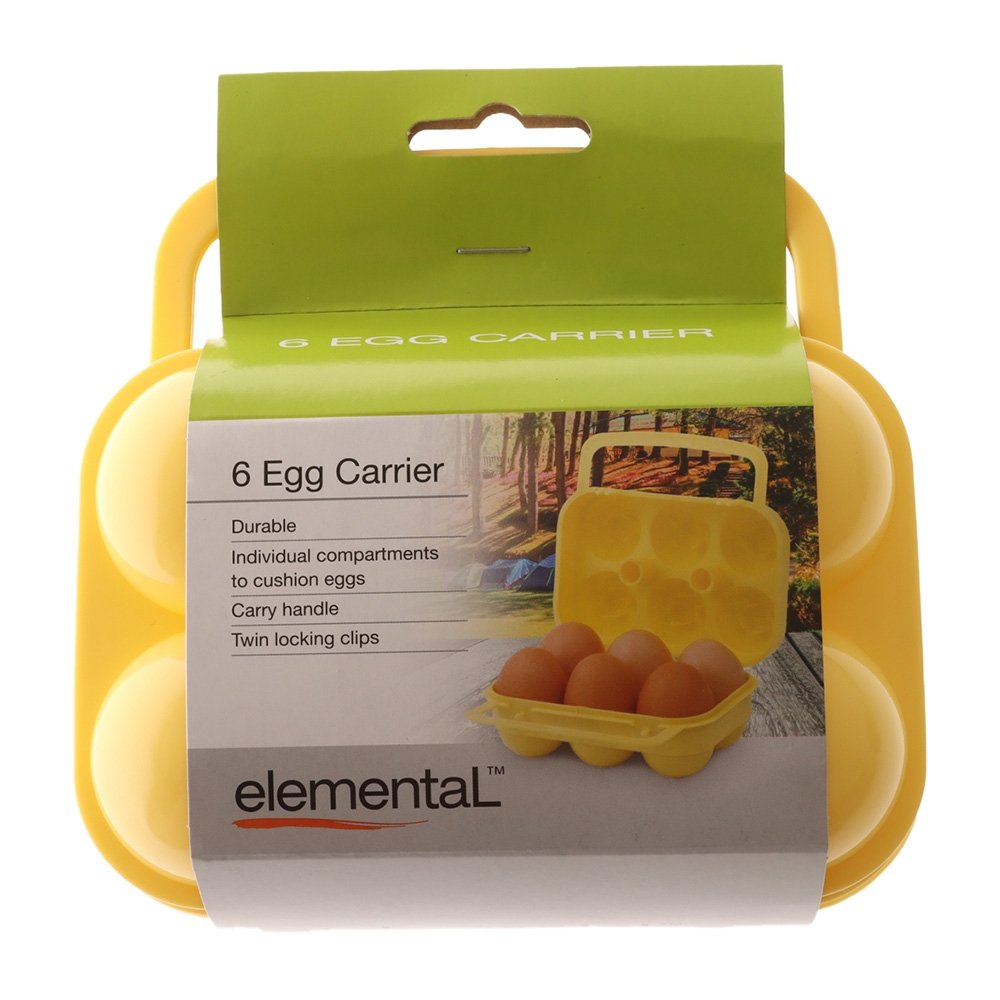 Elemental 6 Egg Plastic Carrier