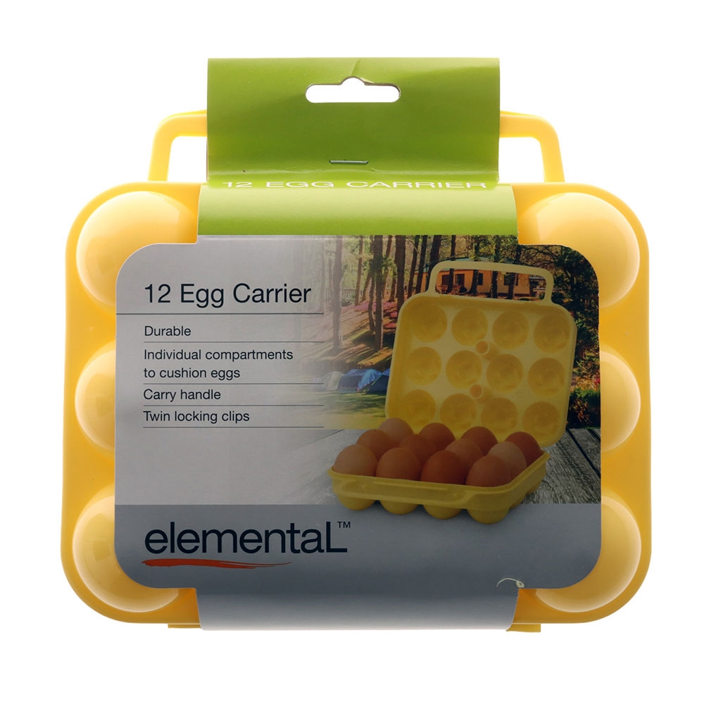 Elemental 12 Egg Plastic Carrier