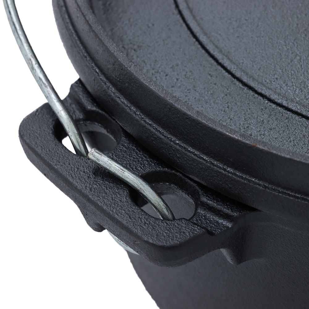 Campfire Pre-Seasoned Cast Iron Camp Oven 4.5 Quart