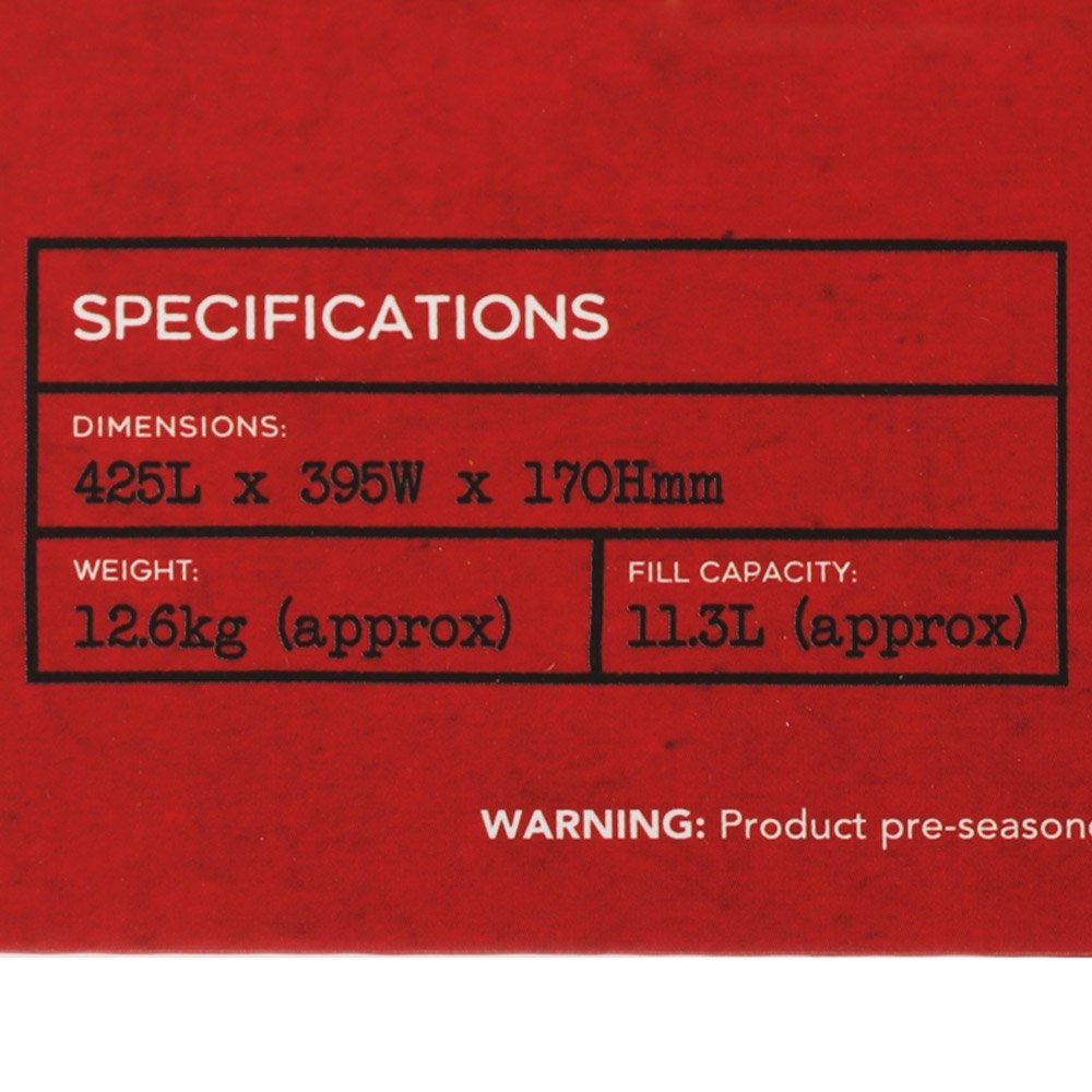 Campfire Pre-Seasoned Cast Iron Camp Oven 12 Quart