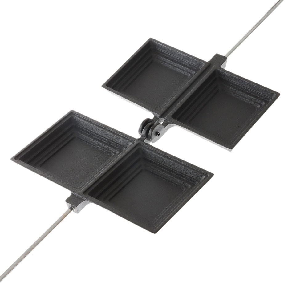 Campfire Cast Iron Jaffle Toastie Maker Double