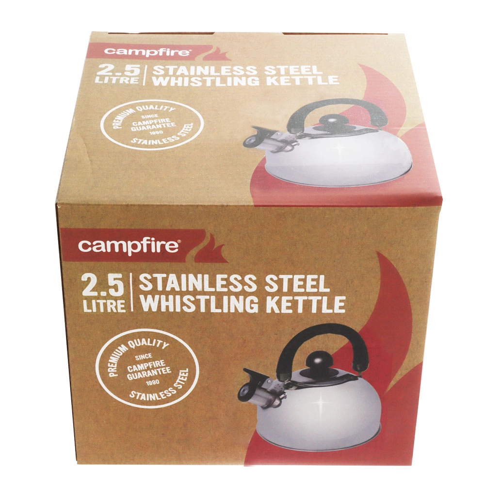 Campfire Stainless Steel Whistling Kettle 2.5L