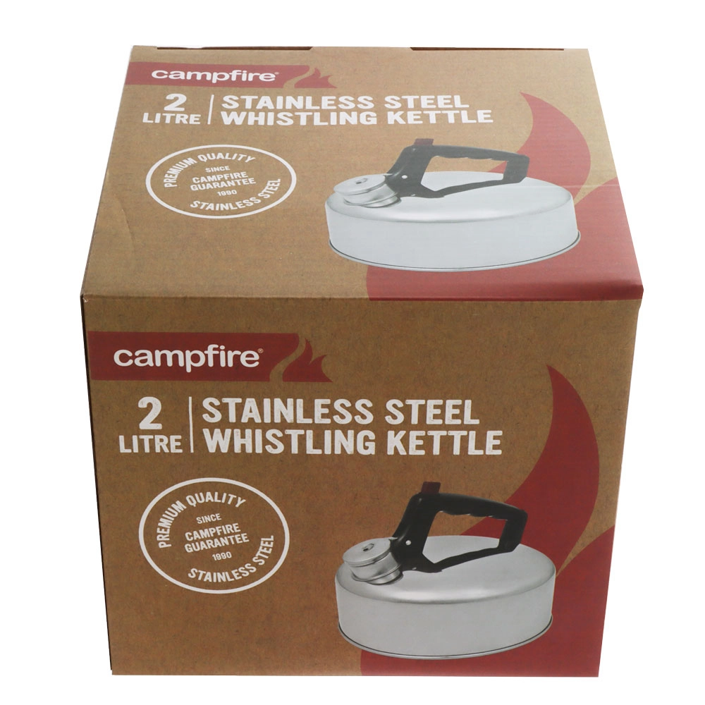 Campfire Stainless Steel Whistling Kettle 2L