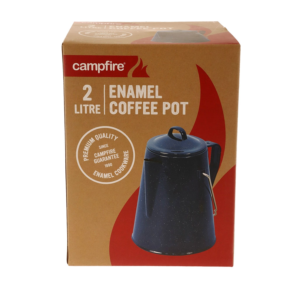 Campfire Enamel Coffee Pot 2L