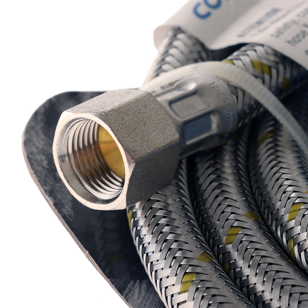 Companion Stainless Steel Gas Hose POL Regulator 3/8in SAE 2000mm