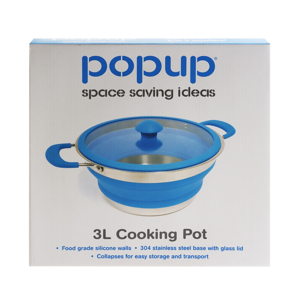 Popup Collapsible Cooking Pot 3L