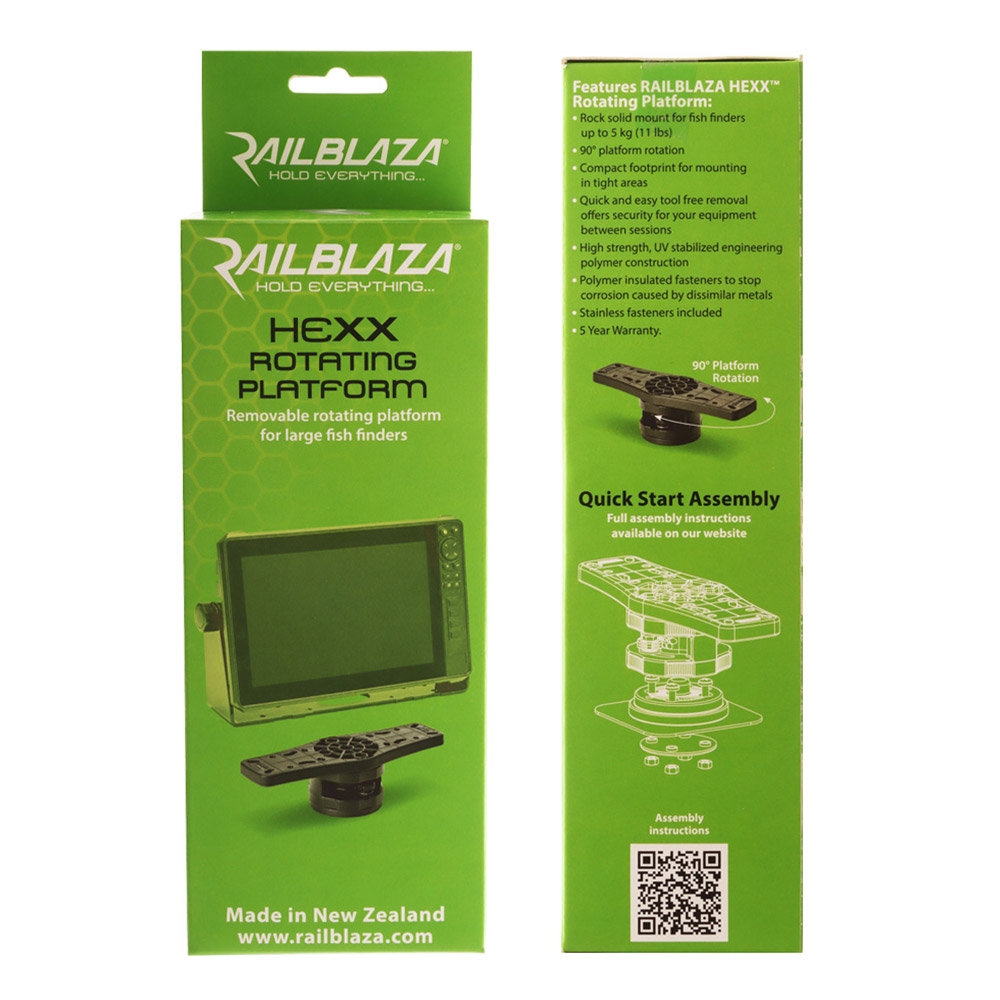 RAILBLAZA HEXX Rotating Fish Finder Mount