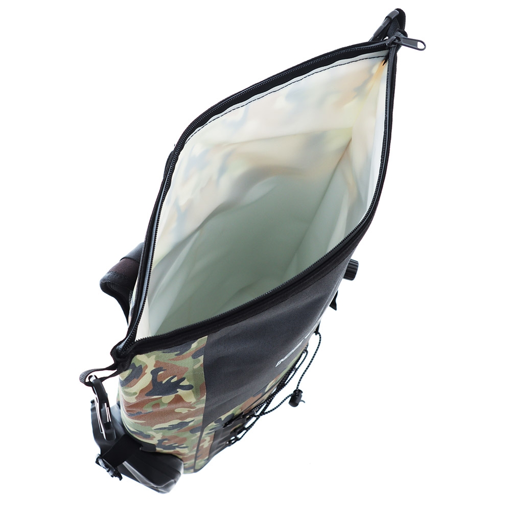 Icey-Tek Roll-Top Dry Insulated Cooler Backpack 25L Camo