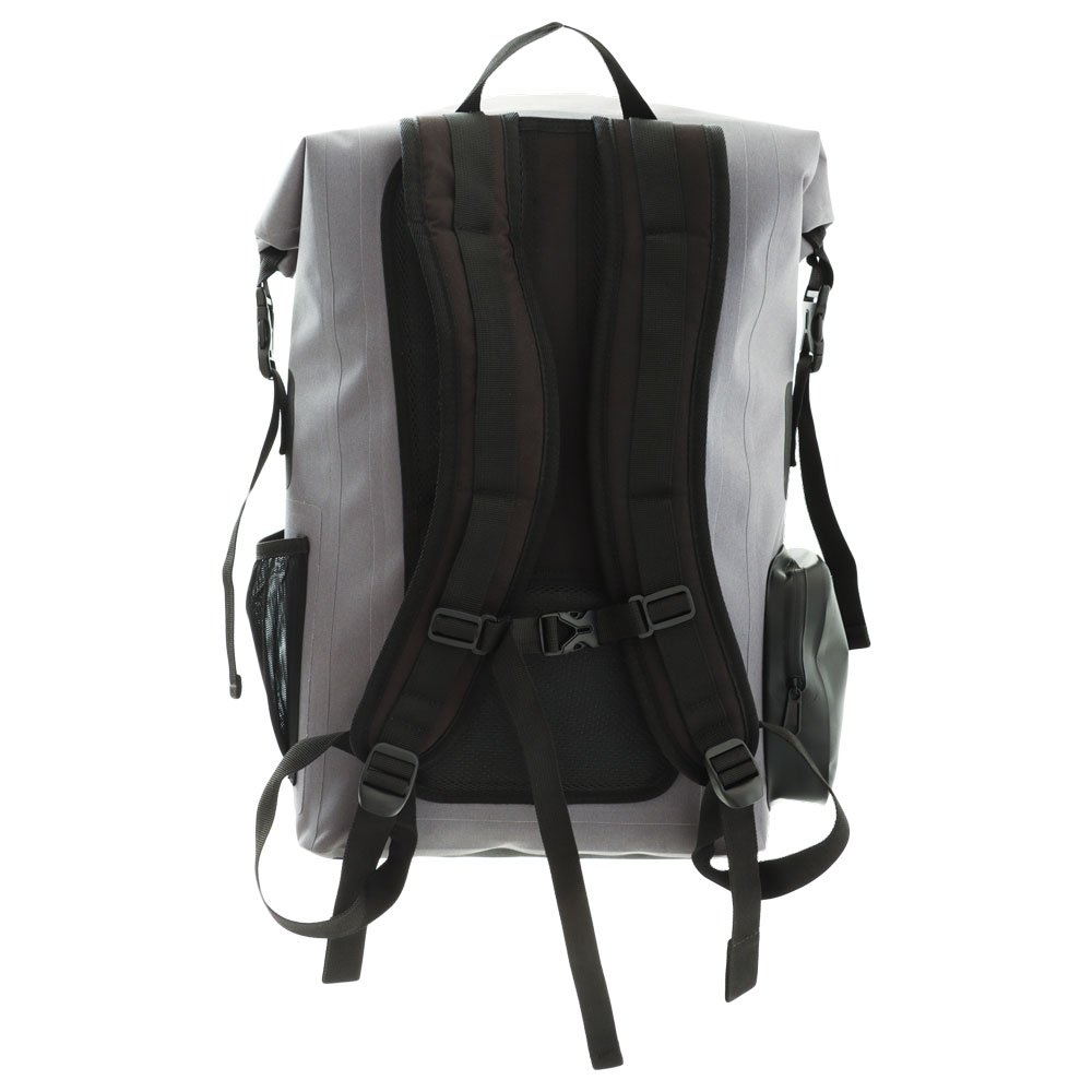 Icey-Tek Roll-Top Dry Insulated Cooler Backpack 25L Grey