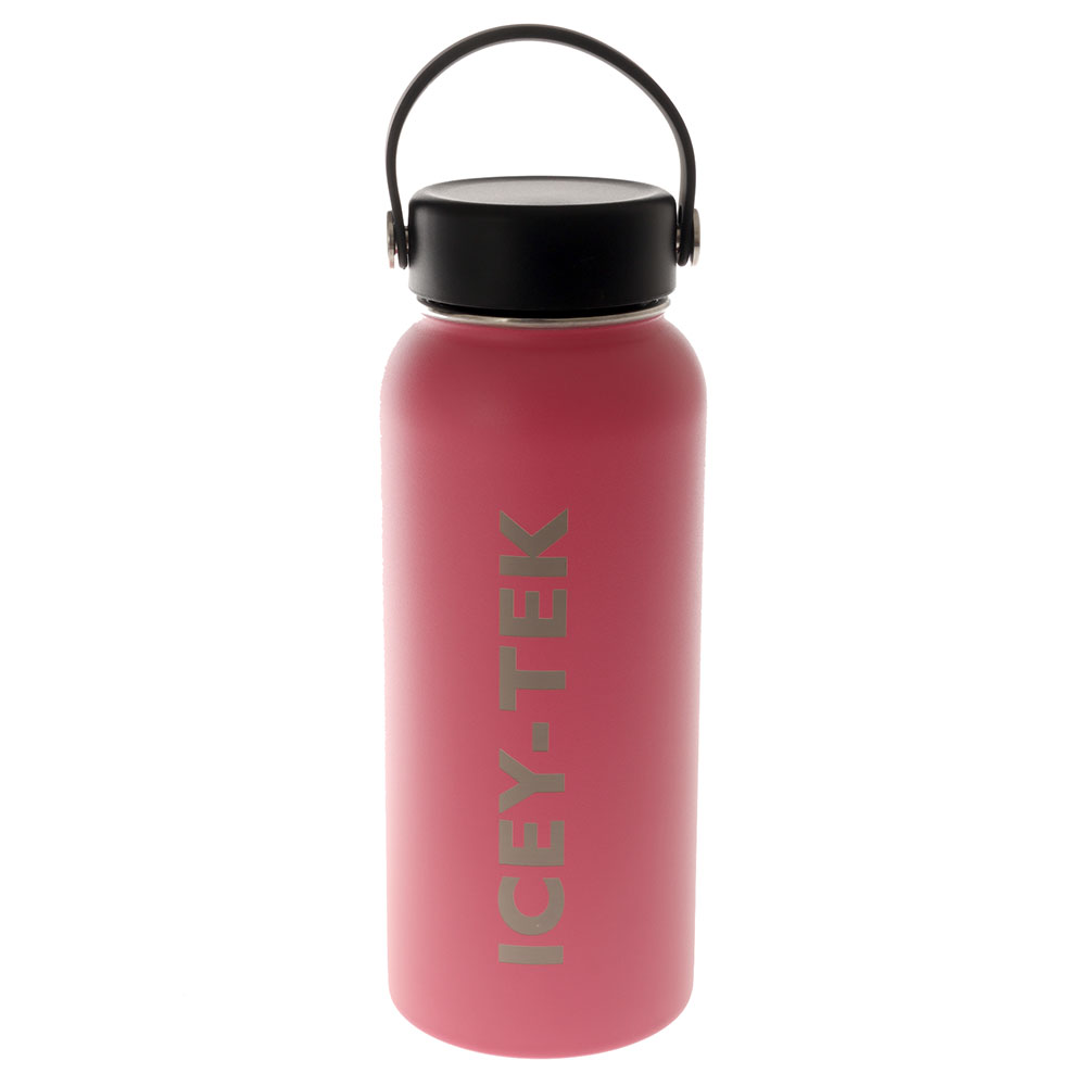 Icey-Tek Insulated Water Bottle with Chug Lid 950ml Rose