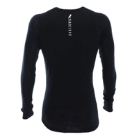 Black Shag Merino Mens Long Sleeve Thermal Top Thumbnail Black Shag Merino Mens Long Sleeve Thermal Top