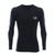 Black Shag Mens Long Sleeve Thermal Top 3XL