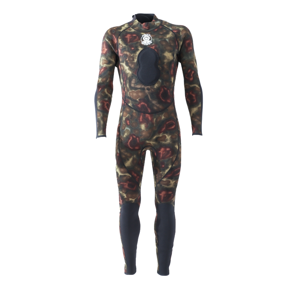 AquaMonde Mens Spearfishing Camo Wetsuit 3mm M