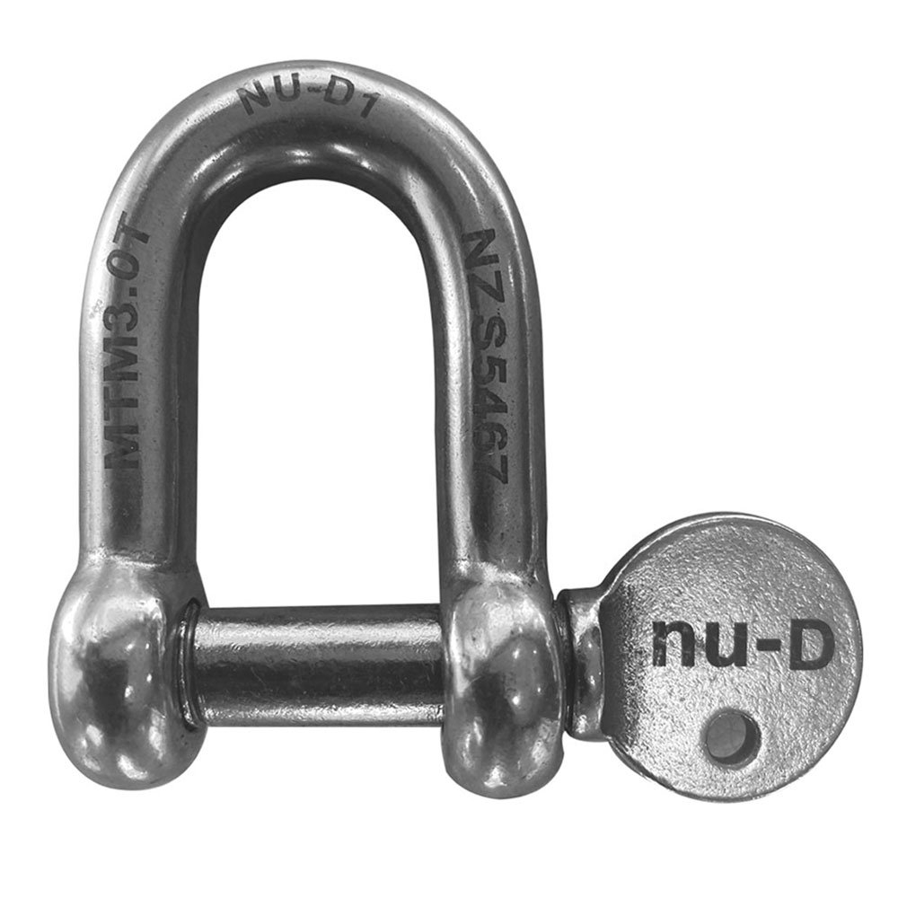 Nu-D Stainless Steel D-Shackle 12mm