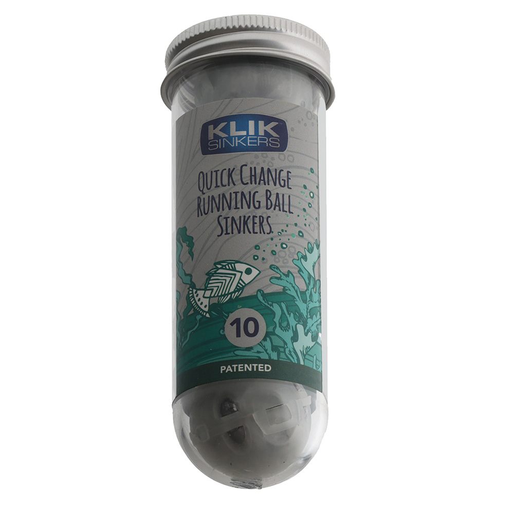 Klik Sinkers Quick Change Ball Sinkers Lumo 80g Qty 4