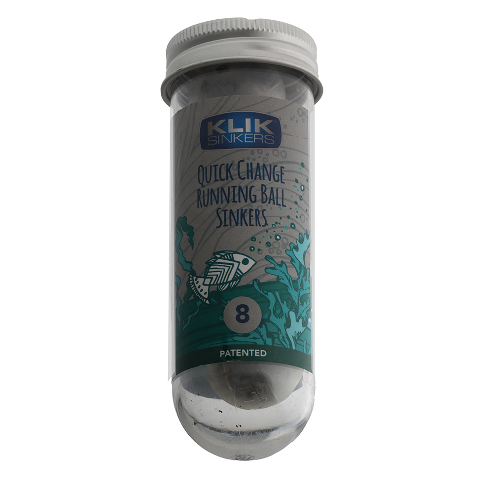 Klik Sinkers Quick Change Ball Sinkers Lumo 60g Qty 4