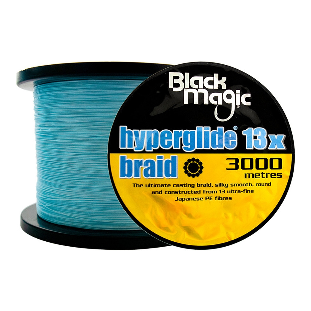 Black Magic Hyperglide 13x Braid 3000m 80lb PE8