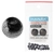 HANAK Competition ROUND+ Tungsten Beads Black Matte 3.5mm Qty 20