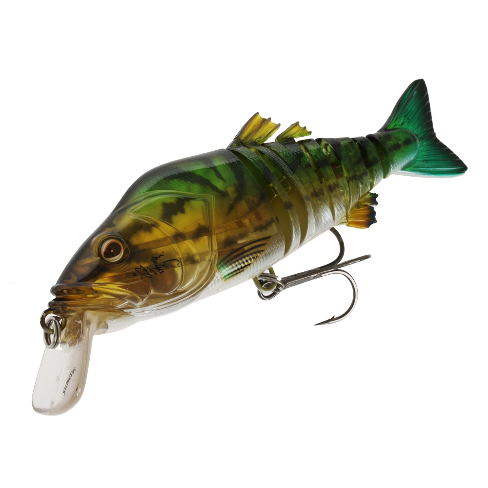 Strike Pro Flex Phantom Soft Bibbed Lure 170mm 85.5g Green Mack Ghost
