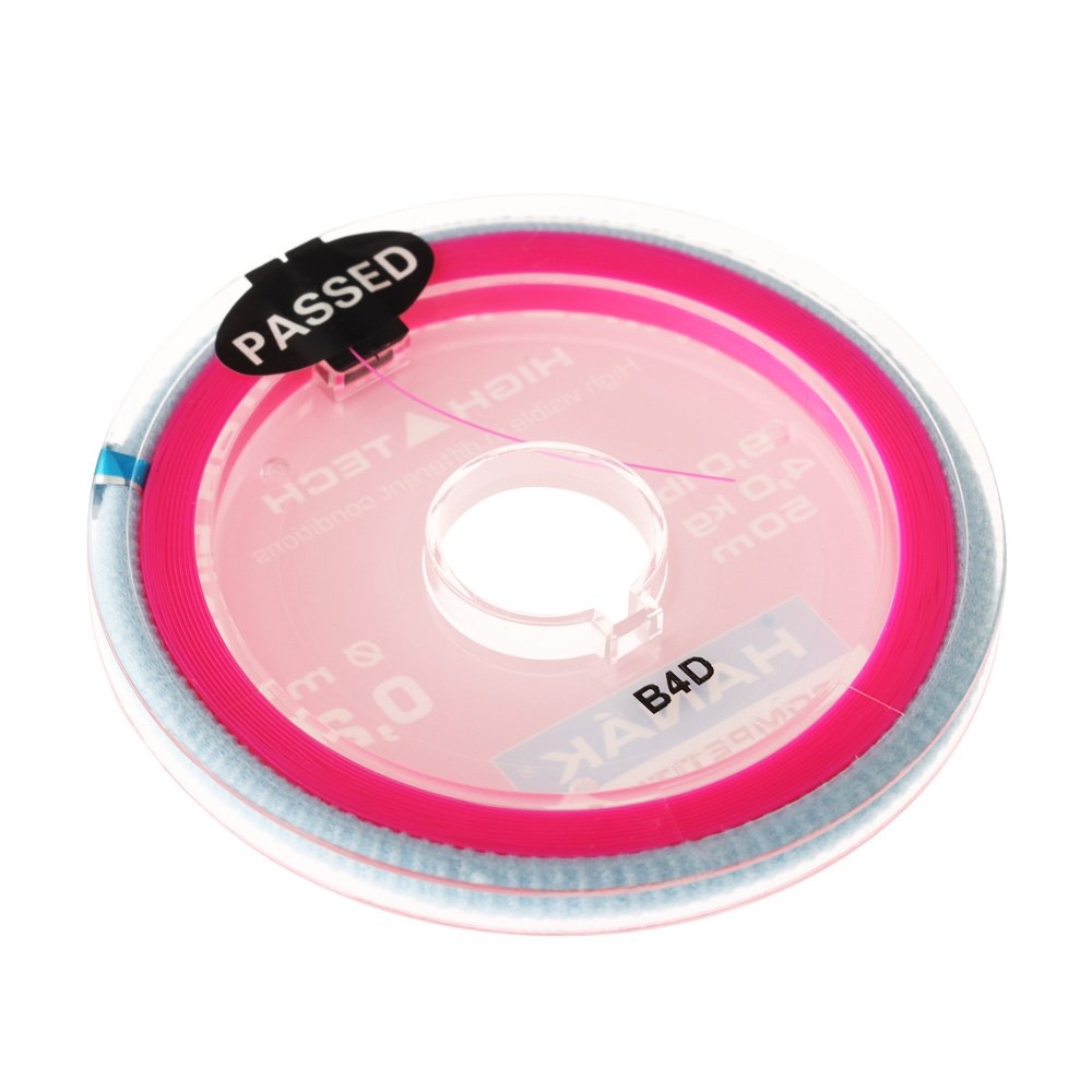 HANAK Competition New Strike Indicator Line 50m 4kg Hot Fluoro Pink