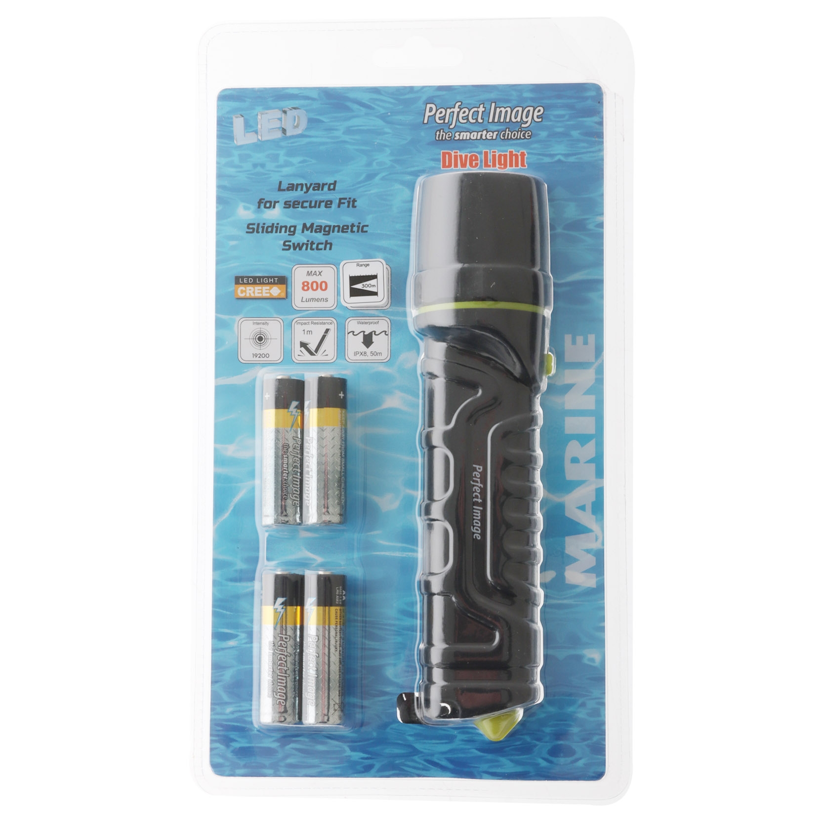 Perfect Image Dive Torch 800 Lumens