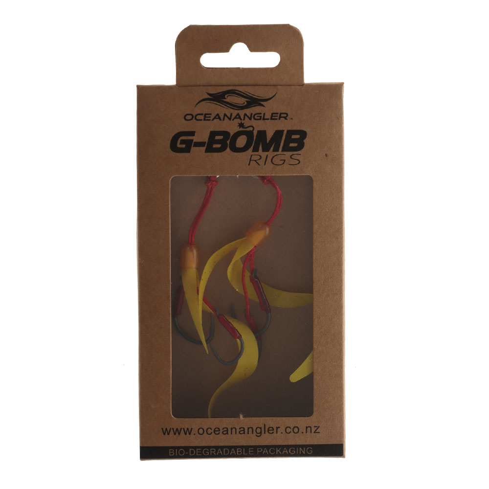 Ocean Angler G-Bomb Replacement Assist Rig Qty 2 Yellow