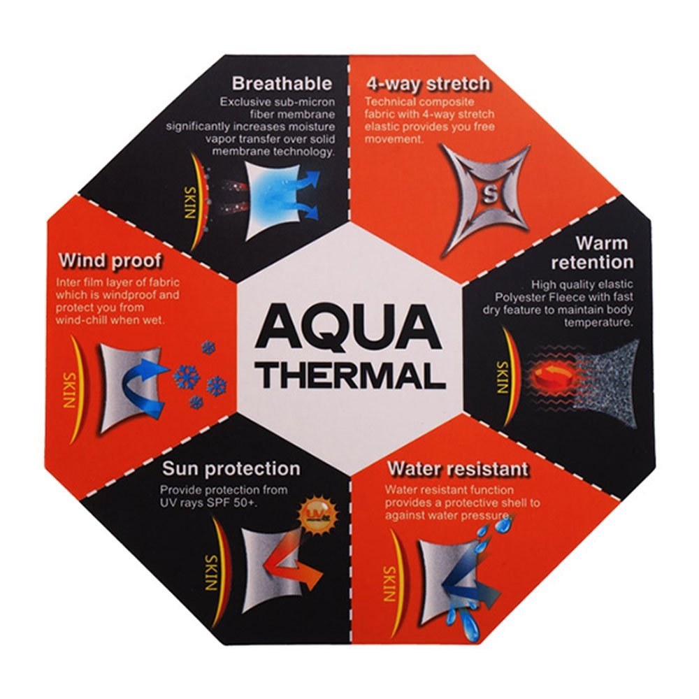 Aropec AquaThermal Zipped Fleece Lined Rash Vest