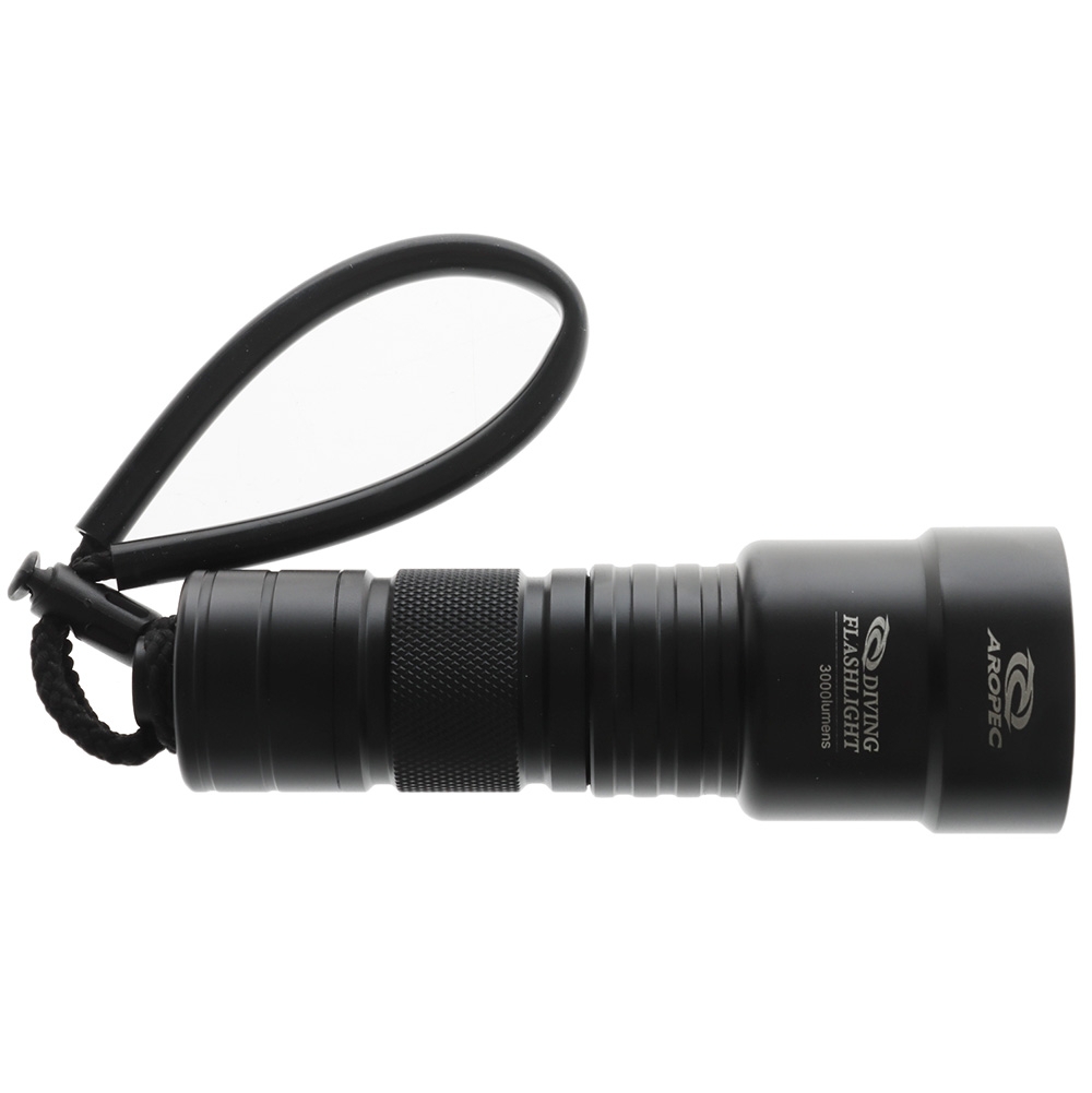 Aropec LED Dive Torch with Case 3000 Lumens