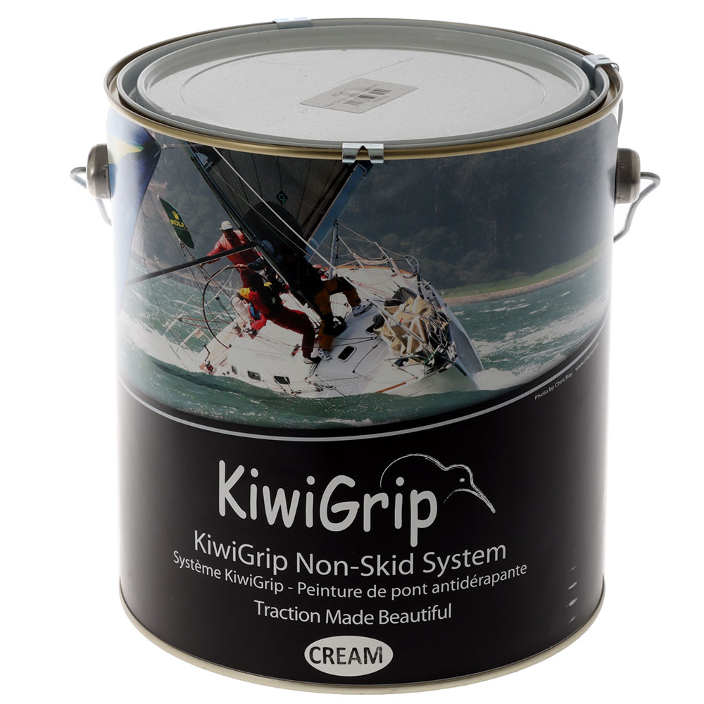 KiwiGrip Non Slip Deck Paint 4L Cream