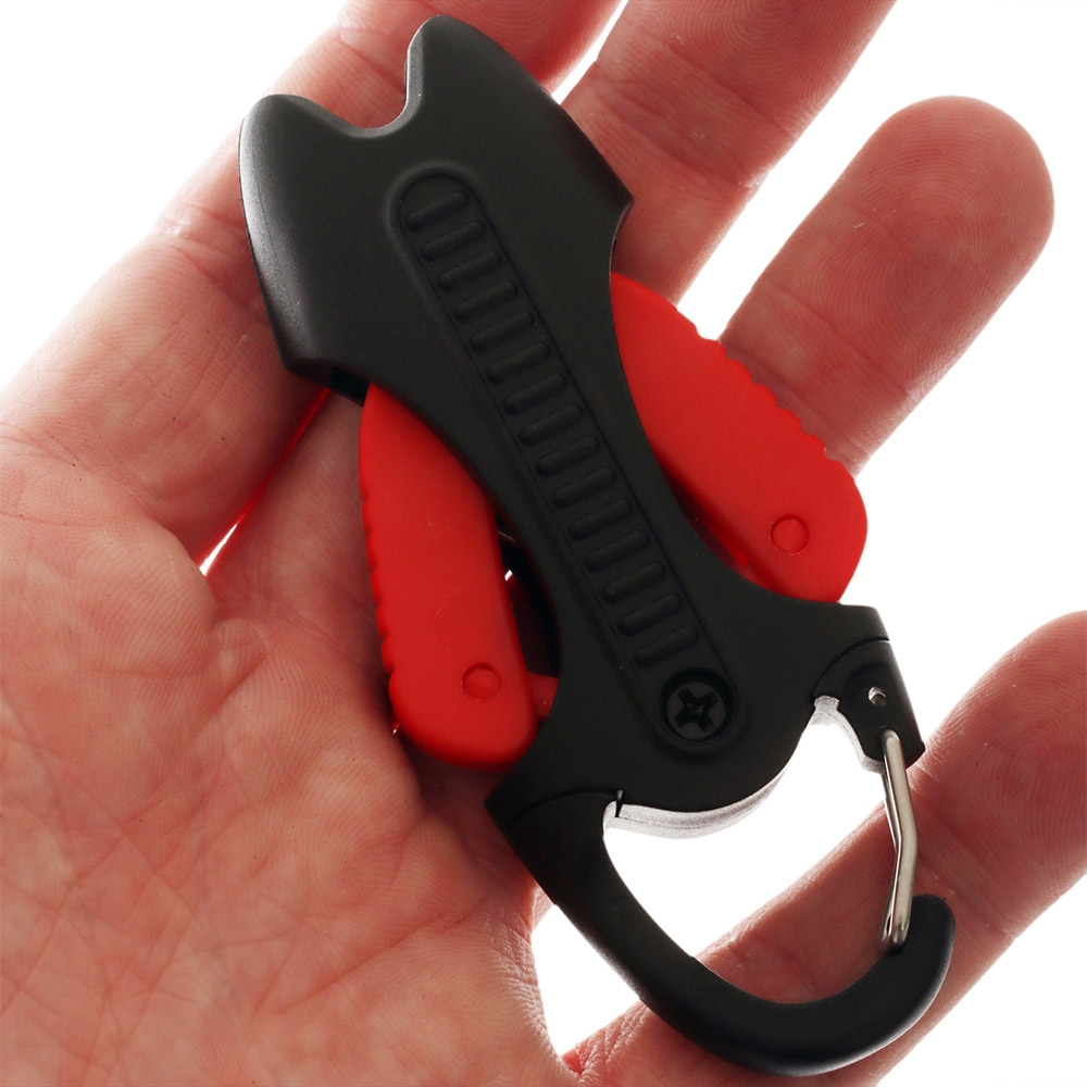 Retractable Ceramic Braid Scissors Black/Red