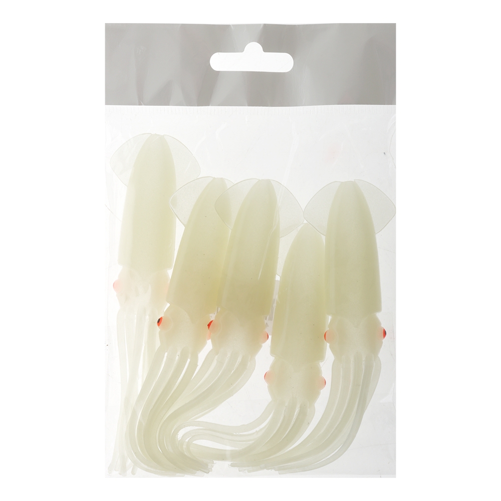 Sea Harvester Squid Skirt Lumo 12cm Qty 5