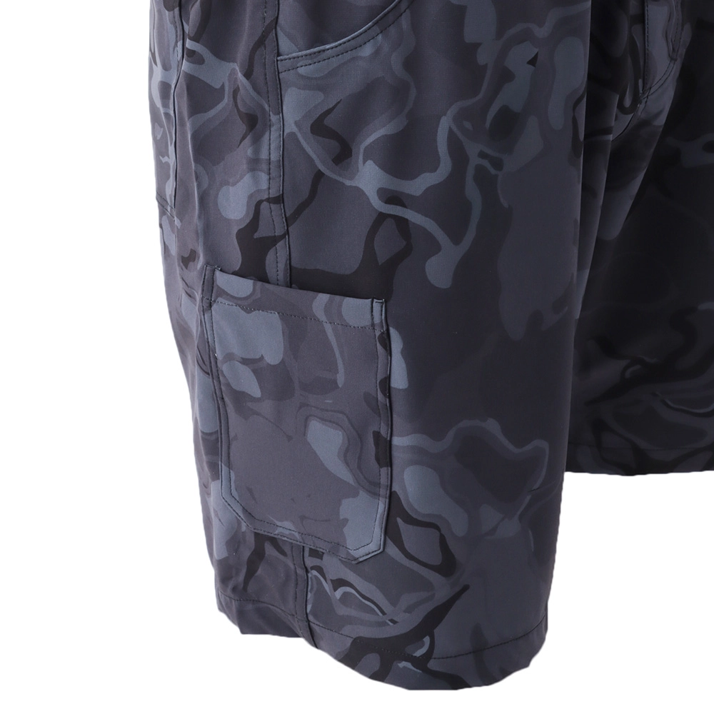 Black Shag Quick-Dry Stretch Mens Board Shorts Black Camo 32in Black Shag Quick-Dry Stretch Mens Board Shorts Black Camo 32in