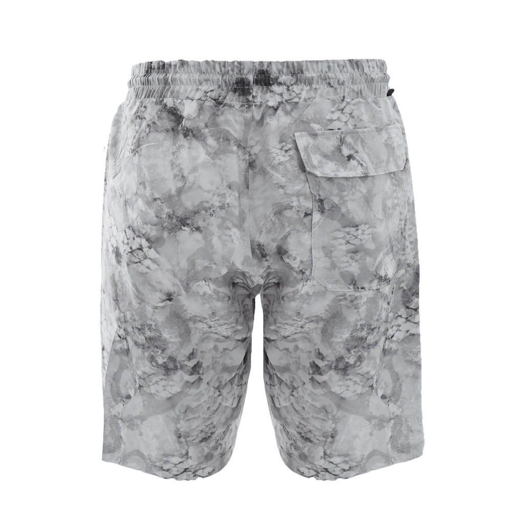 Black Shag Quick-Dry Stretch Mens Board Shorts Grey Camo 34in Black Shag Quick-Dry Stretch Mens Board Shorts Grey Camo 34in