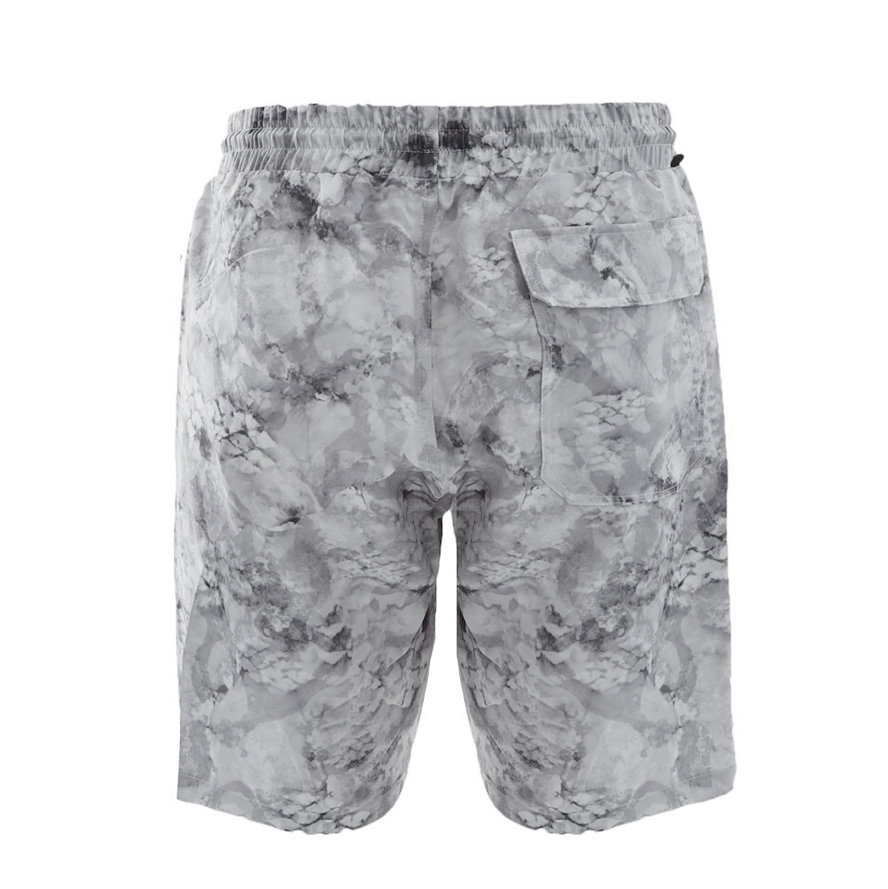 Black Shag Quick-Dry Stretch Mens Board Shorts Grey Camo 38in