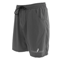 Black Shag Quick-Dry Stretch Mens Board Shorts Dark Grey 30in Thumbnail Black Shag Quick-Dry Stretch Mens Board Shorts Dark Grey 30in