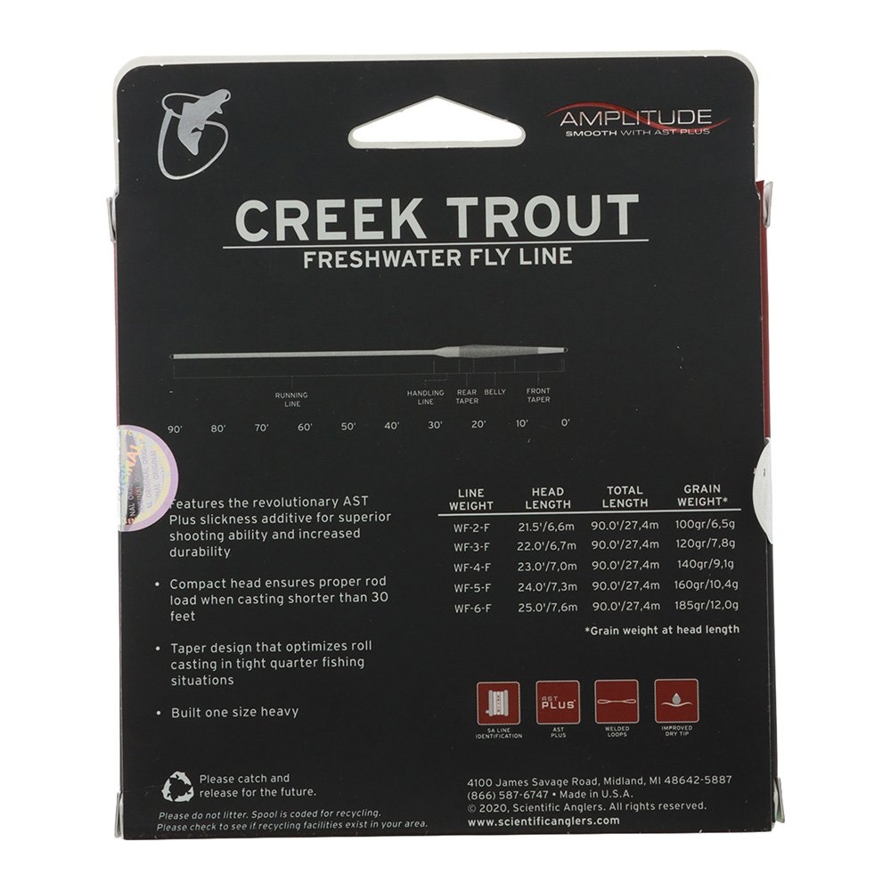 Scientific Anglers Amplitude Smooth Creek Trout Fly Line