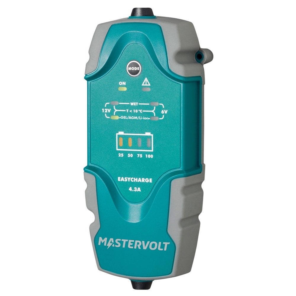 Mastervolt Easycharge Portable Smart Battery Charger 12V/6V and Lithium 4.3A