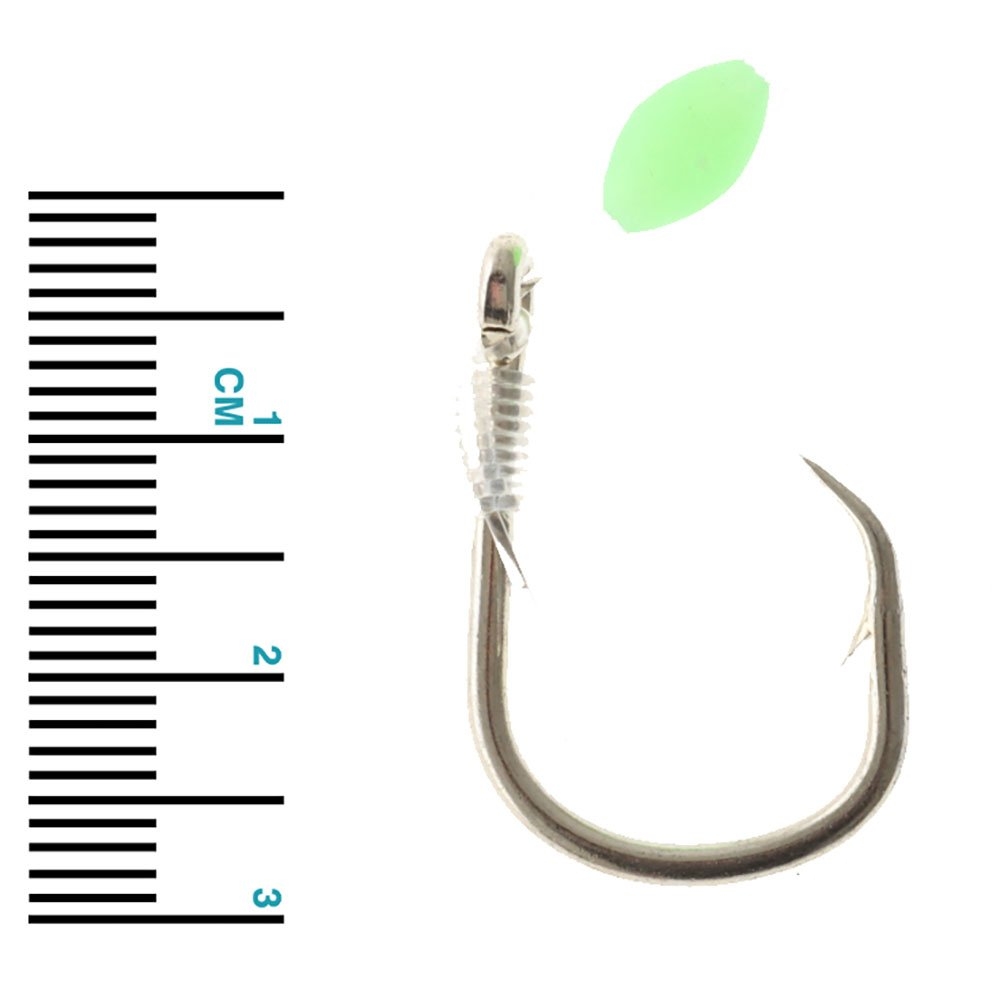 Bite Longline Anti-Tangle Traces with Standard Clip and Lumo Tubing 50cm Qty 25