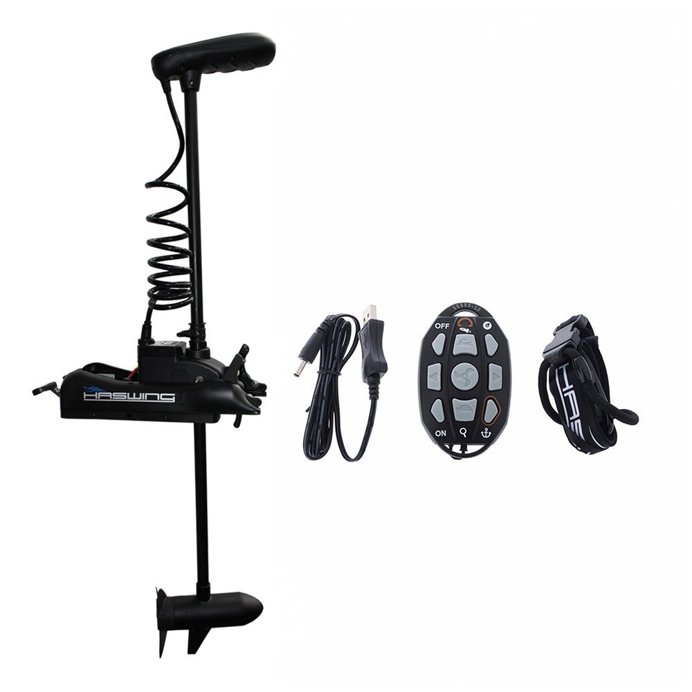 Haswing Cayman B 50736 Gen1.6 GPS Trolling Motor 54in 55lb 12V Black