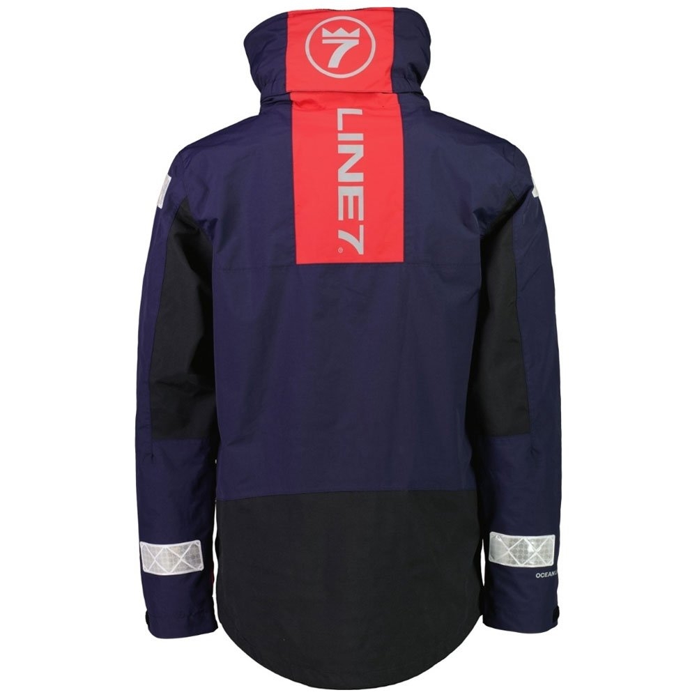 Line 7 Ocean Wave15 Waterproof Mens Jacket Navy/Red