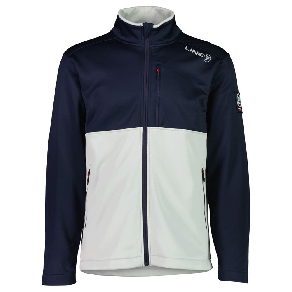 Line 7 Ocean Crew Fleece Mens Jacket Navy/Grey