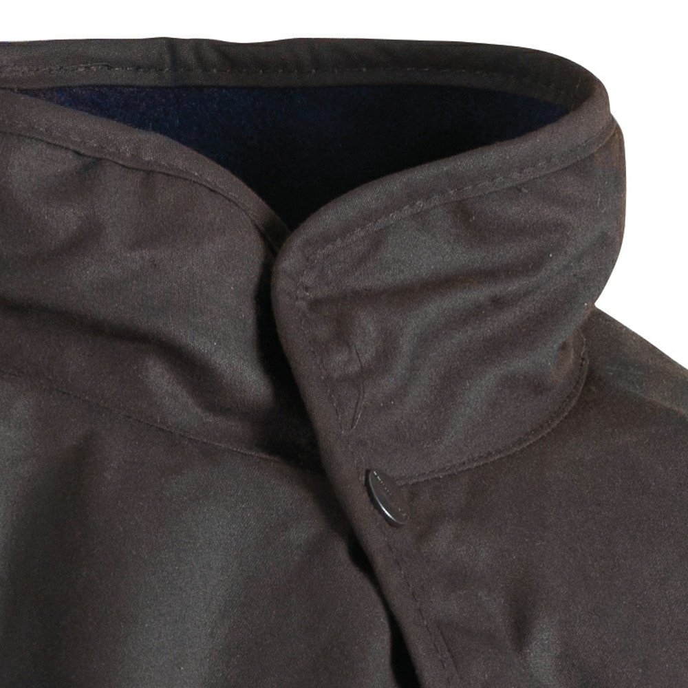 Styx Mill Oilskin Brown Wool Lined Poncho