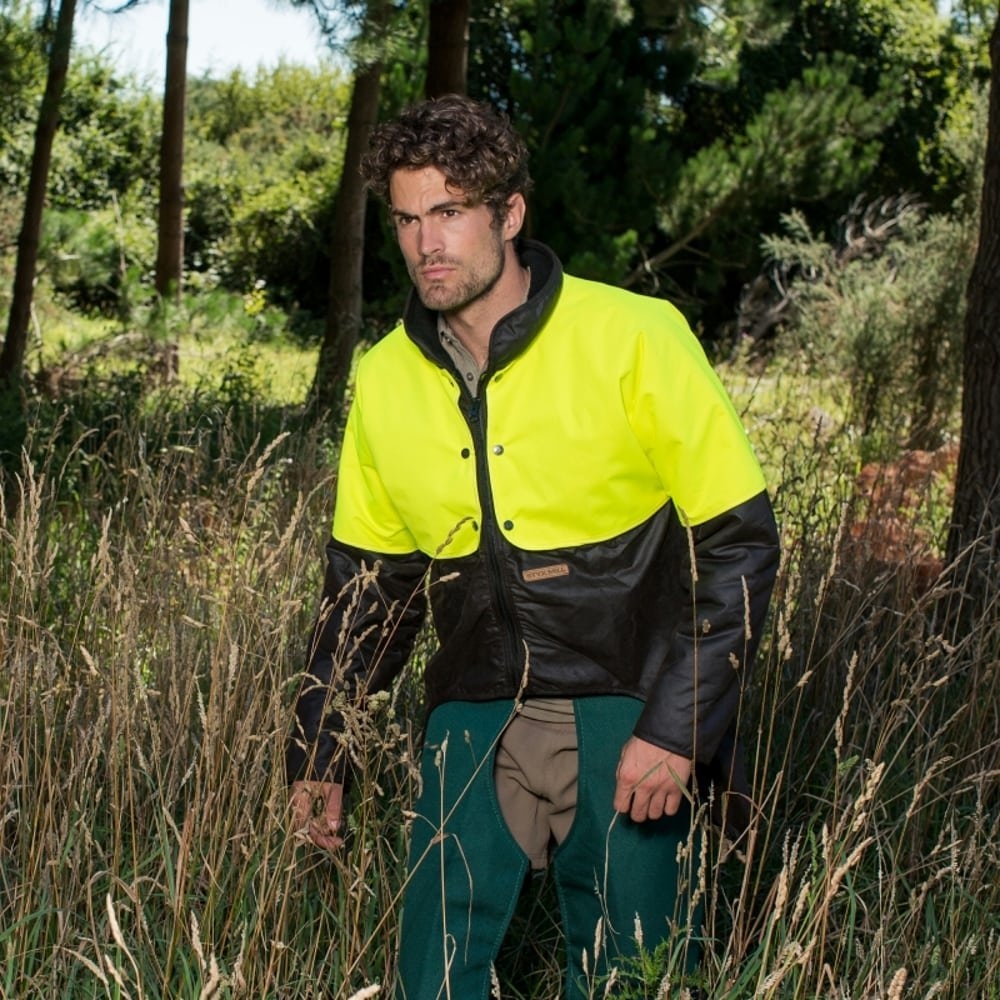 Styx Mill Oilskin Fur Lined Long Sleeve Zip