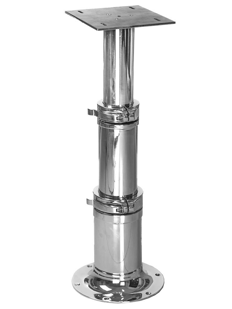 3 Stage Clamp Handle Stainless Steel Pedestal