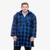 Swanndri Mosgiel Mens Wool Zip Front Bush Shirt Blue/Black Check XS