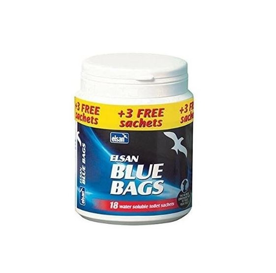 Elsan Blue Bags Toilet Sachet Qty 18