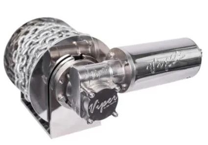 Viper Pro Series II 1500 Drum Winch 12V with 200m Braid and Chain
