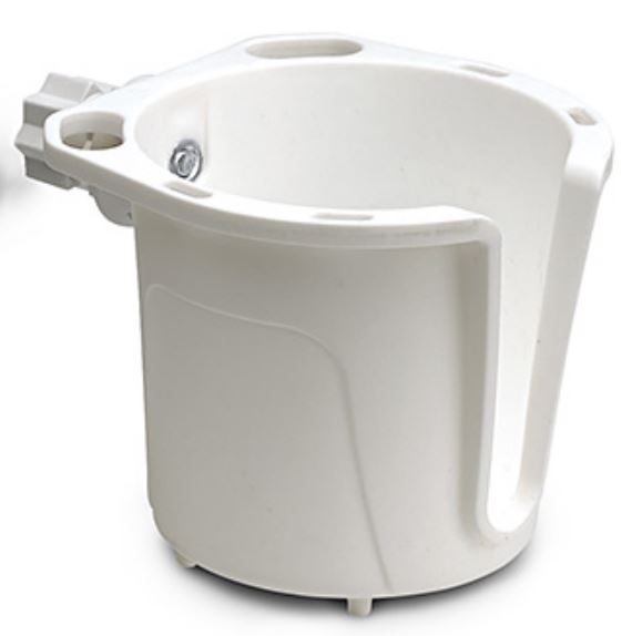 RAILBLAZA DrinkHold and StarPort Kit White - Surface/Recess Mount