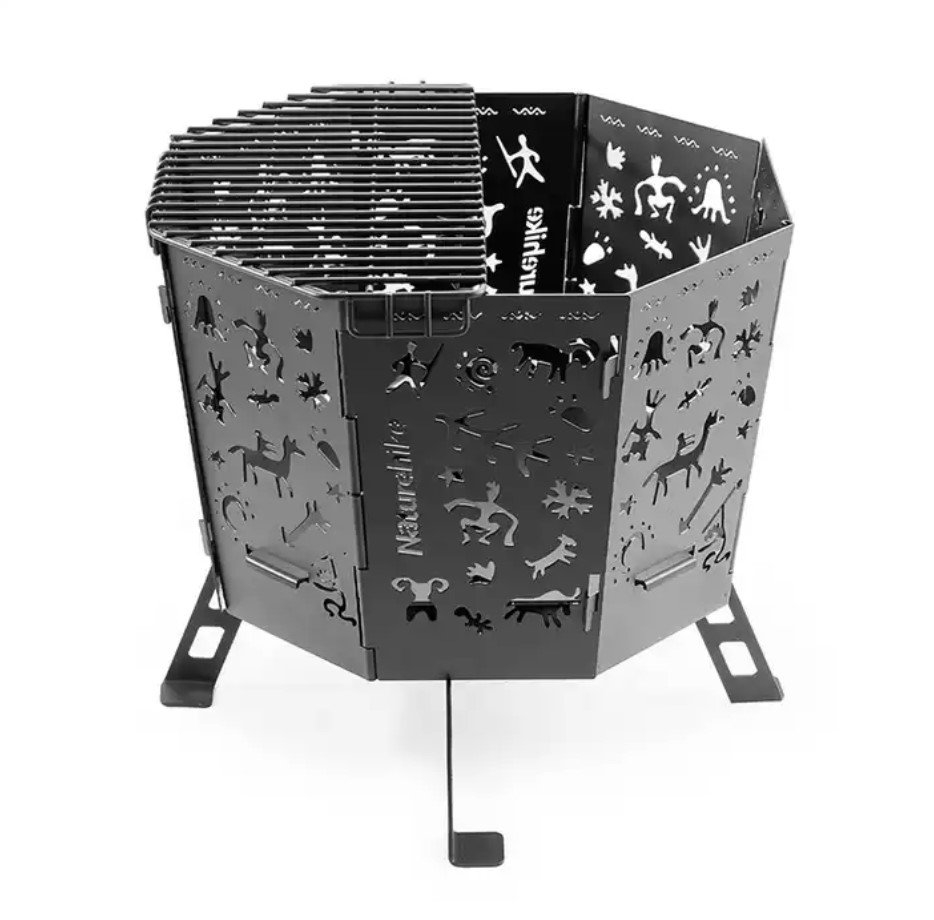Naturehike Totem Folding Fire Pit Black